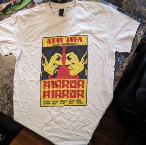 Star Trek Mirror Mirror Shirt, Loot Crate Medium Shirt, Classic Spock Tee shirt